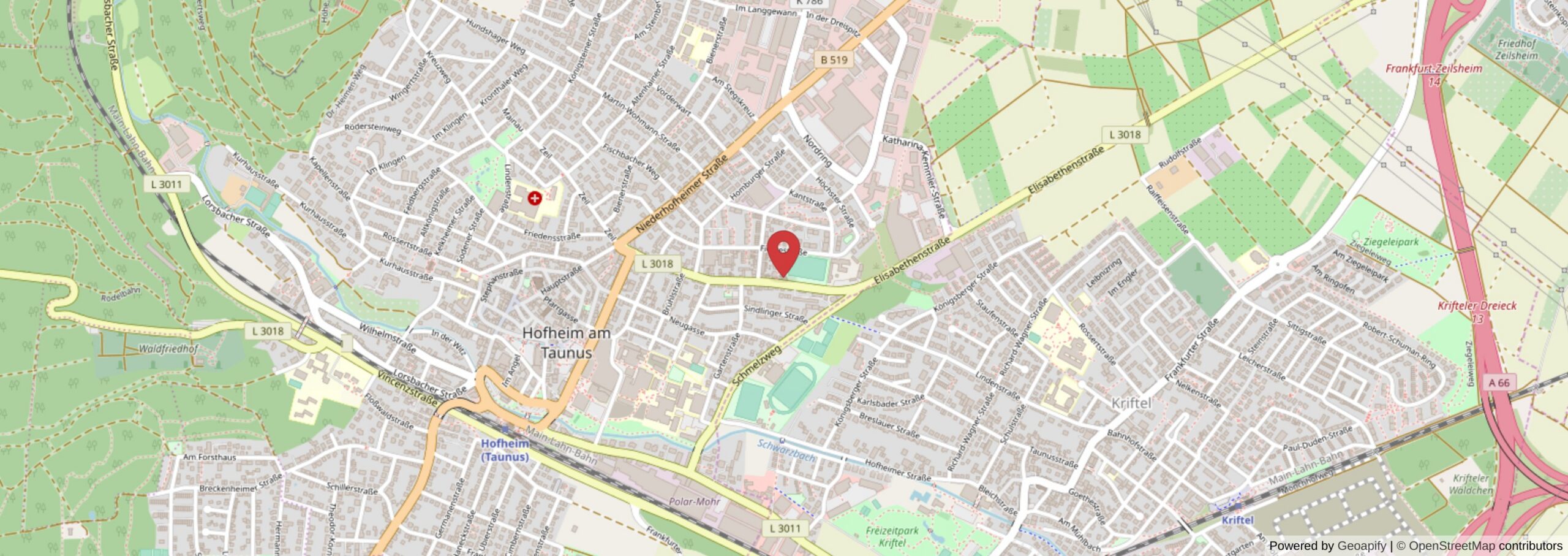 Karte: Zeilsheimer Str. 57, 65719 Hofheim am Taunus